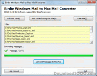 Windows 7 Mail to Thunderbird Converter screenshot